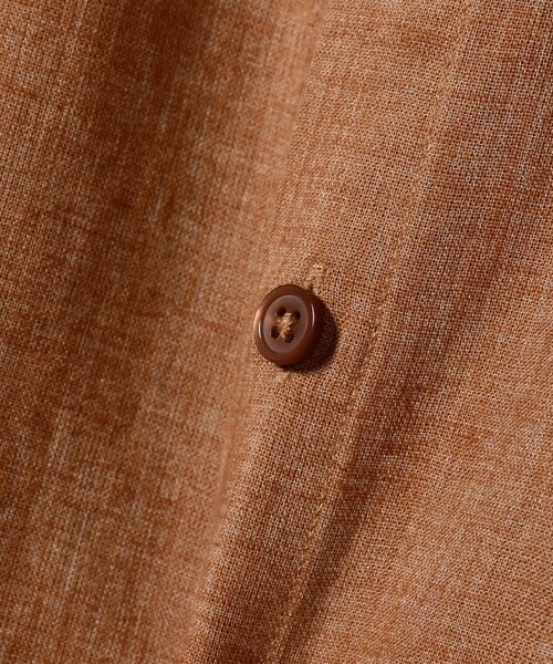 BEAMS（ビームス）の「BEAMS / リネン スクエア シャツ（シャツ/ブラウス・メンズ・オリーブ/ベージュ/オレンジ・M/L/XL/S）」の11枚目の写真