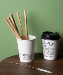 Lund London（ルンドロンドン）の「【 Lund London / ルンド ロンドン 】 竹ストローセット バンブーストロー  8x8mm bamboo Straws Set of TEI（カトラリー）」