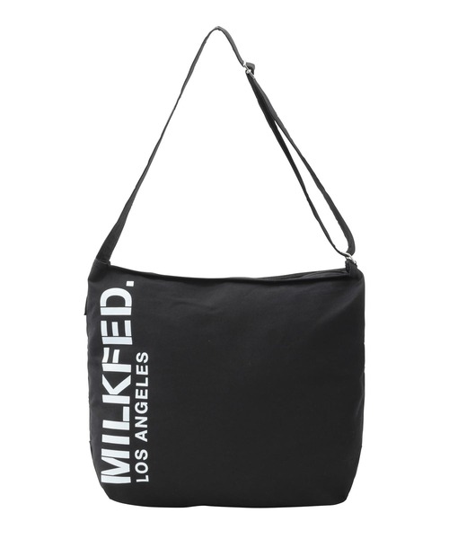 MILKFED.(ミルクフェド)の「STENCIL LOGO SHOULDER BAG(ショルダーバッグ・レディース・オフホワイト/ブラウン/ブラック・ONE SIZE)」の7枚目の写真