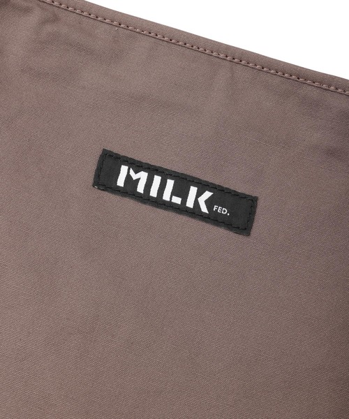 MILKFED.(ミルクフェド)の「STENCIL LOGO SHOULDER BAG(ショルダーバッグ・レディース・オフホワイト/ブラウン/ブラック・ONE SIZE)」の16枚目の写真