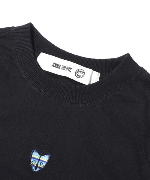 ANNA SUI NYC（アナ スイ エヌ ワイ シー）の「ANNA SUI NYC 蝶刺繍チビTシャツ 【SP】（Tシャツ/カットソー・レディース・ピンク/ホワイト/ブラック・M/L）」の8枚目の写真