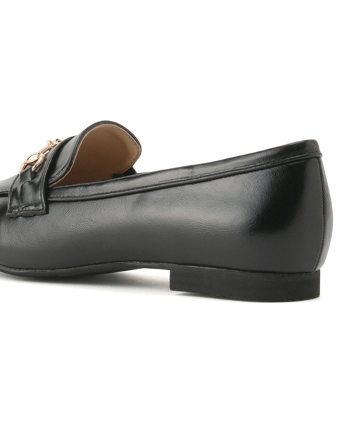 ROPE' PICNIC（ロペピクニック）の「ROPE' PICNIC PASSAGE byHARUTA/リンクルエナメルビット付フラットローファー（ローファー・レディース・ブラウン/ブラック/キナリ・22.5cm/23.0cm/23.5cm/24.0cm/24.5cm）」の11枚目の写真