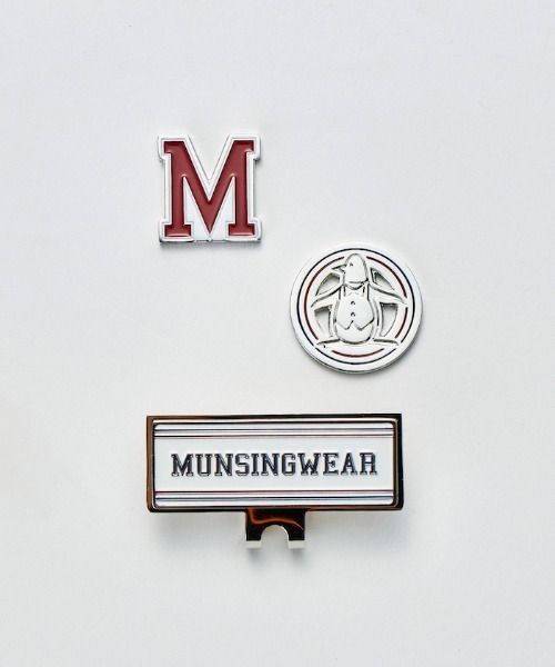 MUNSINGWEAR(マンシングウェア)の「【SEASON COLLECTION】 2個付きクリップマーカー(ゴルフグッズ・メンズ・レッド/ブラック/ブルー/グリーン/マルチ・F)」の4枚目の写真