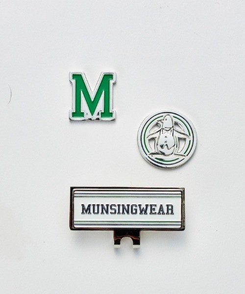 MUNSINGWEAR(マンシングウェア)の「【SEASON COLLECTION】 2個付きクリップマーカー(ゴルフグッズ・メンズ・レッド/ブラック/ブルー/グリーン/マルチ・F)」の2枚目の写真