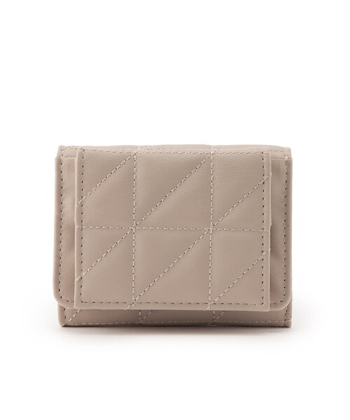 SHOO・LA・RUE（シューラルー）の「◆三つ折りキルティングミニウォレット（財布・レディース・グリーン/ブルー/イエロー/グレー・00）」の2枚目の写真