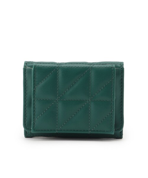 SHOO・LA・RUE（シューラルー）の「◆三つ折りキルティングミニウォレット（財布・レディース・グリーン/ブルー/イエロー/グレー・00）」の3枚目の写真