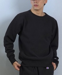 スウェット 無地 トレーナー」に該当するブラック/黒色系の