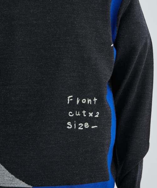 KHOKI(コッキ)の「【KHOKI / コッキ】Hand embroidery C/N sweater/ハンドエンブロイダリーC/Nセーター(ニット/セーター・メンズ・ブラック/グレー・2/3)」の11枚目の写真