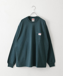 BEN DAVIS（ベンデイビス）の「【別注】【BEN DAVIS】 ピスネーム オーバーサイズ ロングスリーブ Tシャツ / ロンT / 長袖（Tシャツ/カットソー）」