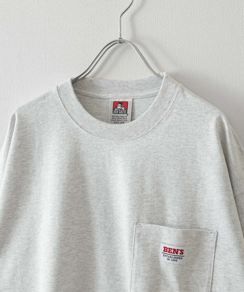 BEN DAVIS（ベンデイビス）の「【別注】【BEN DAVIS】 ピスネーム オーバーサイズ ロングスリーブ Tシャツ / ロンT / 長袖（Tシャツ/カットソー・レディース・グリーン/ブルー/チャコール/オートミール/アクア/グリーン系/イエロー/ホワイト/ブラック・LARGE/MEDIUM/X-LARGE/SMALL）」の21枚目の写真