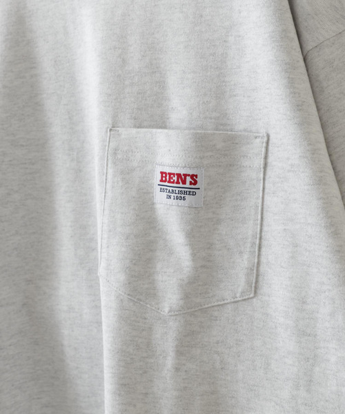 BEN DAVIS（ベンデイビス）の「【別注】【BEN DAVIS】 ピスネーム オーバーサイズ ロングスリーブ Tシャツ / ロンT / 長袖（Tシャツ/カットソー・レディース・グリーン/ブルー/チャコール/オートミール/アクア/グリーン系/イエロー/ホワイト/ブラック・LARGE/MEDIUM/X-LARGE/SMALL）」の22枚目の写真