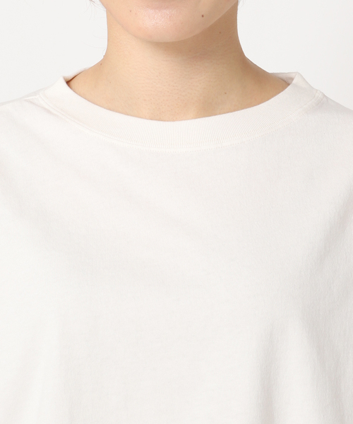 ALORE(アローレ)の「《追加》別注【ALORE/アローレ】ボタニカルダイロングTシャツ(Tシャツ/カットソー・レディース・ホワイト系その他/グレー/ライトブルー/ブラウン・FREE)」の8枚目の写真