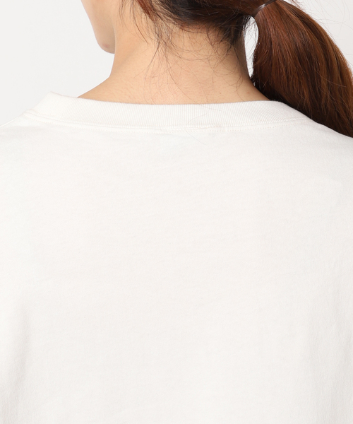 ALORE(アローレ)の「《追加》別注【ALORE/アローレ】ボタニカルダイロングTシャツ(Tシャツ/カットソー・レディース・ホワイト系その他/グレー/ライトブルー/ブラウン・FREE)」の9枚目の写真