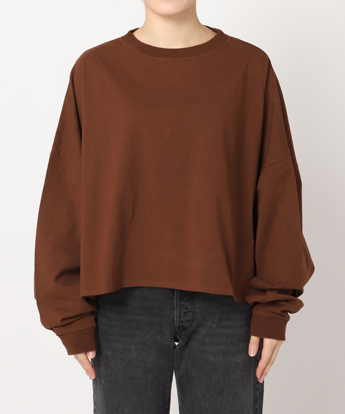 ALORE(アローレ)の「《追加》別注【ALORE/アローレ】ボタニカルダイロングTシャツ(Tシャツ/カットソー・レディース・ホワイト系その他/グレー/ライトブルー/ブラウン・FREE)」の18枚目の写真