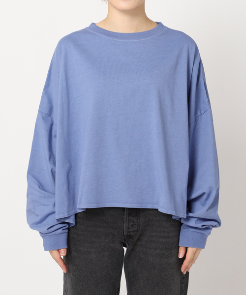 ALORE(アローレ)の「《追加》別注【ALORE/アローレ】ボタニカルダイロングTシャツ(Tシャツ/カットソー・レディース・ホワイト系その他/グレー/ライトブルー/ブラウン・FREE)」の20枚目の写真