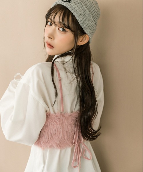 OLIVE des OLIVE（オリーブデオリーブ）の「ふわふわビスチェ