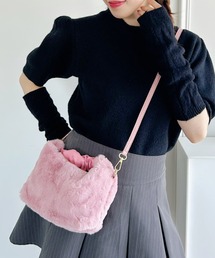 2WAYフェイクファーショルダーバッグ