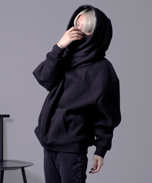 G.O.C（ジーオーシー）の「バラクラバ プルオーバー フーディー（パーカー・メンズ・グレー/ブラック・MEDIUM/LARGE）」の2枚目の写真