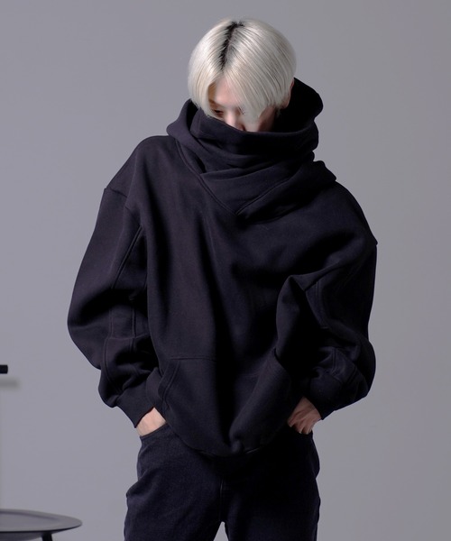 G.O.C（ジーオーシー）の「バラクラバ プルオーバー フーディー（パーカー・メンズ・グレー/ブラック・MEDIUM/LARGE）」の4枚目の写真