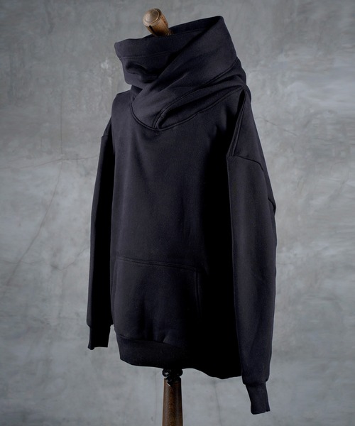 G.O.C（ジーオーシー）の「バラクラバ プルオーバー フーディー（パーカー・メンズ・グレー/ブラック・MEDIUM/LARGE）」の7枚目の写真