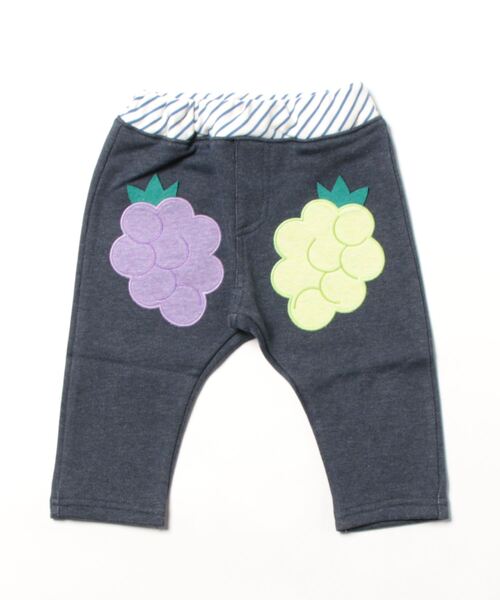 baby cheer（ベイビーチアー）の「ぶどうロングパンツ（スウェットパンツ・キッズ・ネイビー・80ｃｍ/90cm/110cm/100cm/120cm）」の4枚目の写真