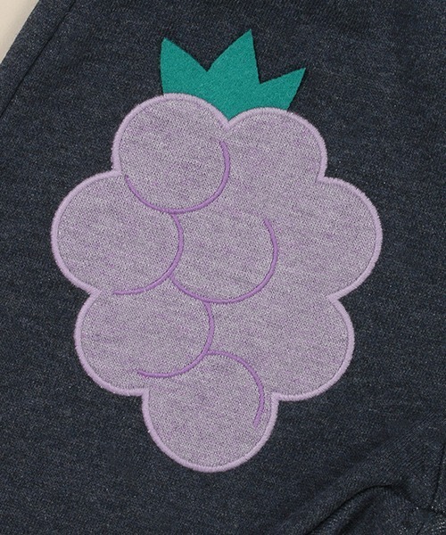 baby cheer（ベイビーチアー）の「ぶどうロングパンツ（スウェットパンツ・キッズ・ネイビー・80ｃｍ/90cm/110cm/100cm/120cm）」の8枚目の写真