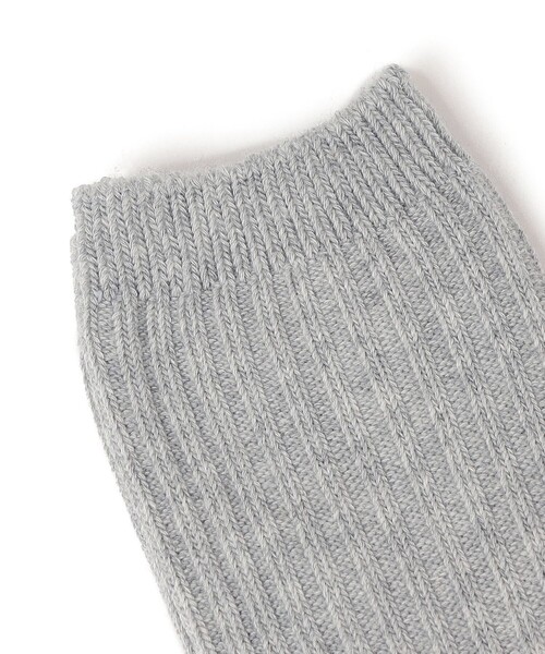 SHIPS any（シップス エニィ）の「SHIPS any: リブ クルー ソックス（ソックス/靴下・レディース・オフホワイト/グレー・ONE SIZE）」の5枚目の写真