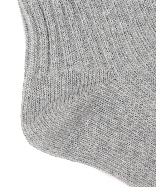 SHIPS any（シップス エニィ）の「SHIPS any: リブ クルー ソックス（ソックス/靴下・レディース・オフホワイト/グレー・ONE SIZE）」の4枚目の写真