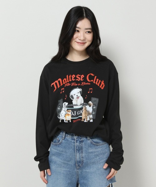WaiKei(ワイケイ)の「【UNISEX】Wai Kei / ワイケイ /YK studios MalteseDJ T/ マルチーズ / 長袖Tシャツ 2976701(Tシャツ/カットソー・レディース・ライトグレー/ブラック/ネイビー・MEDIUM/LARGE)」の20枚目の写真