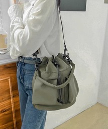 巾着デザイン ショルダーBAG