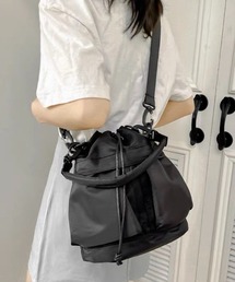 巾着デザイン ショルダーBAG