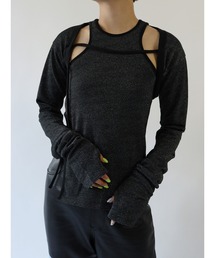 led.tokyo | 【led.tokyo】SIDE SLIT TANK TOP SET BOLERO CARDIGAN(カーディガン/ボレロ)