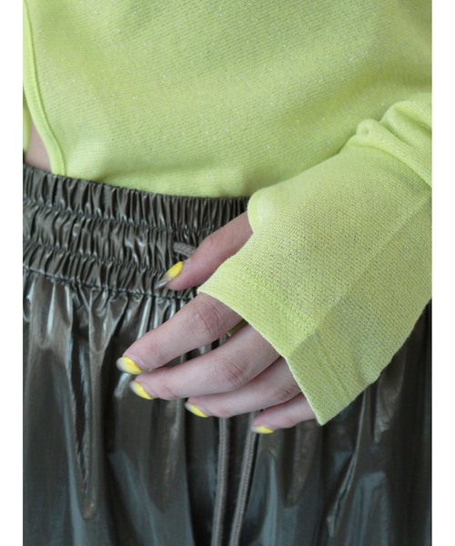 led.tokyo(レッドトウキョウ)の「【led.tokyo】SIDE SLIT TANK TOP SET BOLERO CARDIGAN(カーディガン/ボレロ・レディース・ブラック/グリーン/ホワイト・FREE)」の21枚目の写真