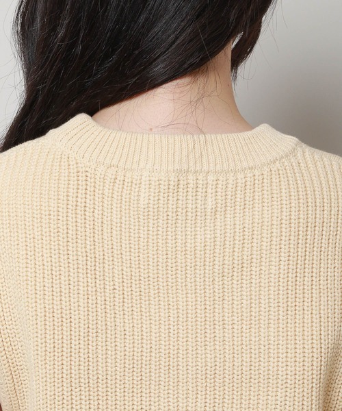 3.3 Field Trip （3.3フィールドトリップ）の「3.3 Field Trip／ミニケーブルベスト 2975032（ベスト・レディース・ブルー/アイボリー/グレー・FREE）」の16枚目の写真