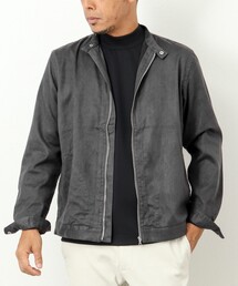 NOLLEY'S goodman | フェイクスエード シングルライダースシャツ(シャツ/ブラウス)