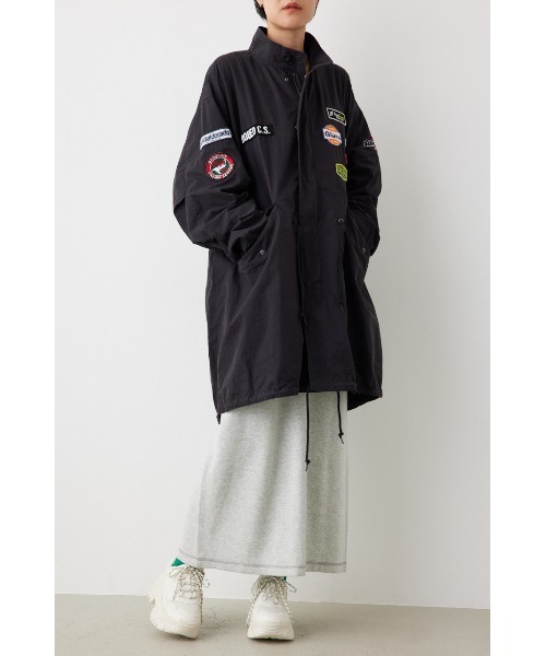 RODEO CROWNS WIDE BOWL（ロデオクラウンズワイドボウル）の「Vintageモッズコート（モッズコート・レディース・ブラック/カーキ・FREE）」の13枚目の写真