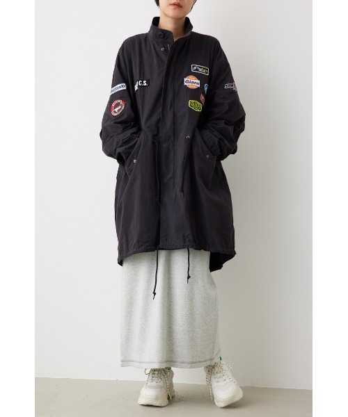 RODEO CROWNS WIDE BOWL（ロデオクラウンズワイドボウル）の「Vintageモッズコート（モッズコート・レディース・ブラック/カーキ・FREE）」の14枚目の写真