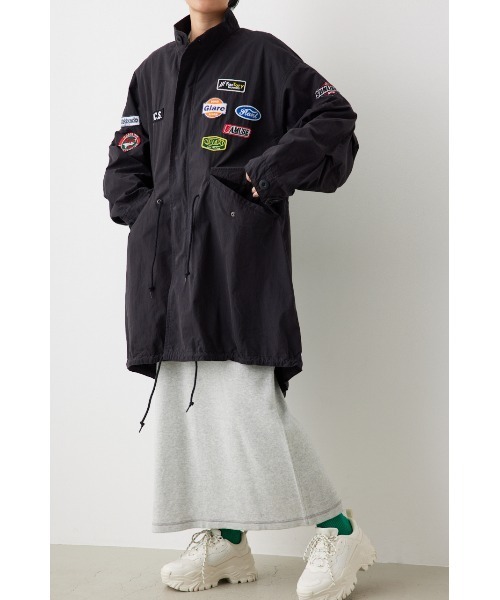 RODEO CROWNS WIDE BOWL（ロデオクラウンズワイドボウル）の「Vintageモッズコート（モッズコート・レディース・ブラック/カーキ・FREE）」の15枚目の写真