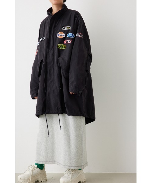 RODEO CROWNS WIDE BOWL（ロデオクラウンズワイドボウル）の「Vintageモッズコート（モッズコート・レディース・ブラック/カーキ・FREE）」の16枚目の写真