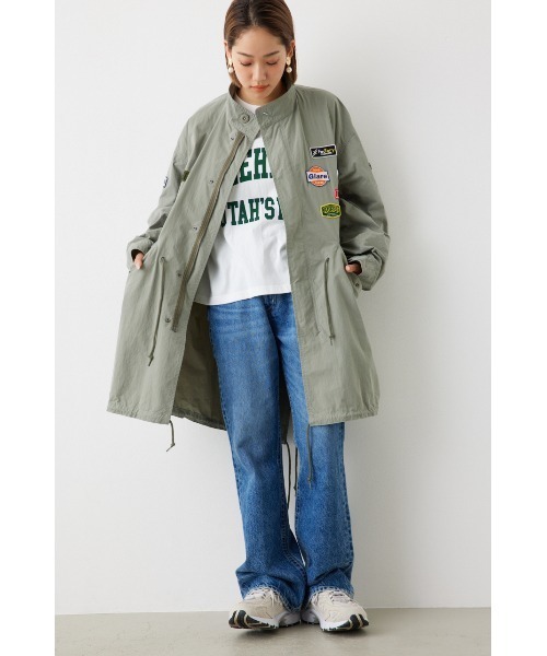 RODEO CROWNS WIDE BOWL（ロデオクラウンズワイドボウル）の「Vintageモッズコート（モッズコート・レディース・ブラック/カーキ・FREE）」の5枚目の写真