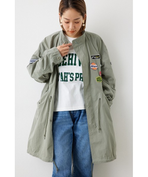 RODEO CROWNS WIDE BOWL（ロデオクラウンズワイドボウル）の「Vintageモッズコート（モッズコート・レディース・ブラック/カーキ・FREE）」の6枚目の写真