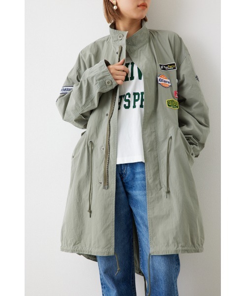 RODEO CROWNS WIDE BOWL（ロデオクラウンズワイドボウル）の「Vintageモッズコート（モッズコート・レディース・ブラック/カーキ・FREE）」の7枚目の写真