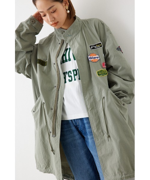 RODEO CROWNS WIDE BOWL（ロデオクラウンズワイドボウル）の「Vintageモッズコート（モッズコート・レディース・ブラック/カーキ・FREE）」の8枚目の写真