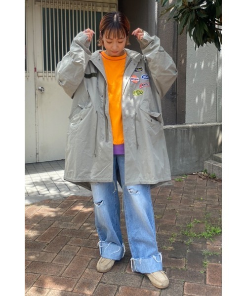 RODEO CROWNS WIDE BOWL（ロデオクラウンズワイドボウル）の「Vintageモッズコート（モッズコート・レディース・ブラック/カーキ・FREE）」の12枚目の写真