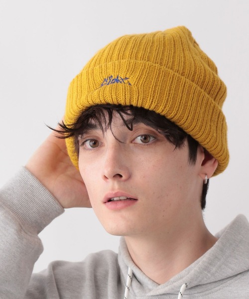 SIGNAL SPORTS（シグナルスポーツ）の「【SIGNAL SPORTS】ニットワッチ（ニットキャップ/ビーニー・メンズ・ブラック/イエロー/グレー・FREE）」の12枚目の写真