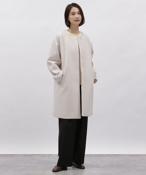 LAKOLE（ラコレ）の「ベロアフレアスリーブ長袖TEE / 980751（Tシャツ/カットソー・レディース・オフホワイト/ネイビー/ライトベージュ・SMALL/MEDIUM）」の4枚目の写真