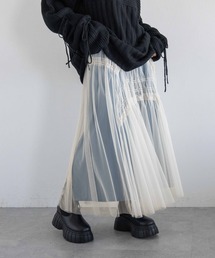 PAGEBOY | チュールシャーリングスカート(スカート)