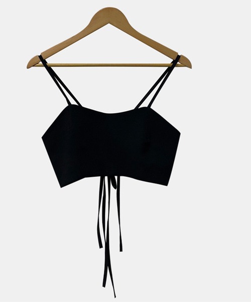 DAY CLOSET(デイ クローゼット)の「レディース バックリボンビスチェ風ベスト+2WAYストライプシャツ 2点セット(シャツ/ブラウス・レディース・ブラック・S/L/XL/M)」の13枚目の写真