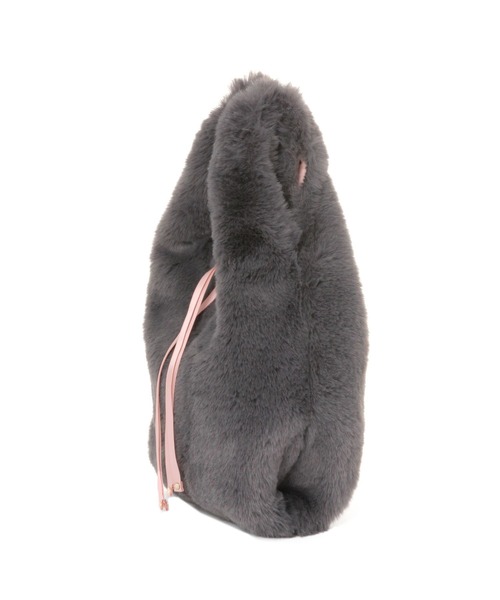 studio CLIP（スタディオクリップ）の「【daily CLIP】EARTH MADE フェイクファーバッグ（ハンドバッグ・レディース・グレー/ベージュ・FREE）」の5枚目の写真