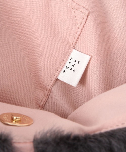 studio CLIP（スタディオクリップ）の「【daily CLIP】EARTH MADE フェイクファーバッグ（ハンドバッグ・レディース・グレー/ベージュ・FREE）」の12枚目の写真